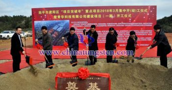 建陽碳化鎢及硬質(zhì)合金項目開工 建陽碳化鎢及硬質(zhì)合金專案開工圖片