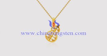 鎢合金鍍金算盤吊墜 鎢合金鍍金算盤吊墜圖片