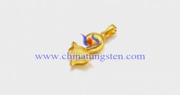 鎢合金鍍金狐貍吊墜 鎢合金鍍金狐貍吊墜圖片