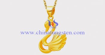 鎢合金鍍金天鵝吊墜 鎢合金鍍金天鵝吊墜圖片