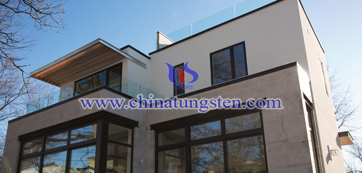 陽(yáng)臺(tái)玻璃隔熱塗布材料用銫鎢青銅納米粉體圖片