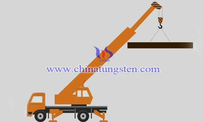 吊車(chē)配重用鎢合金圖片