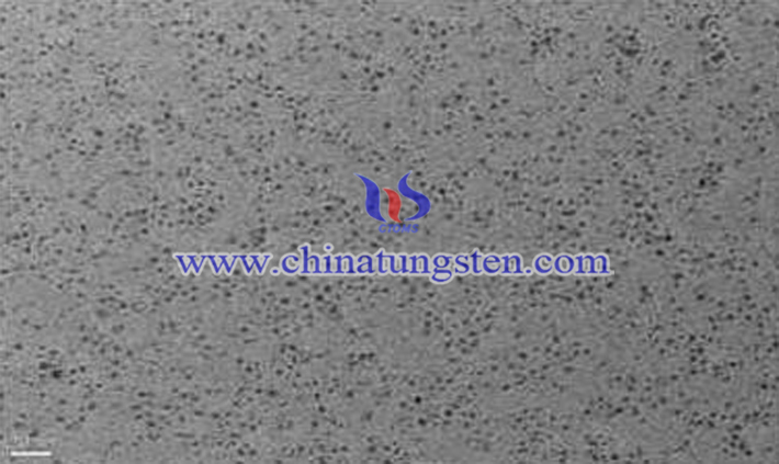 二硫化鎢量子點(diǎn)TEM圖(圖源:燕山大學(xué)工學(xué))