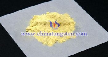 99.95% Yellow Tungsten Oxide 99.95% yellow tungsten oxide picture