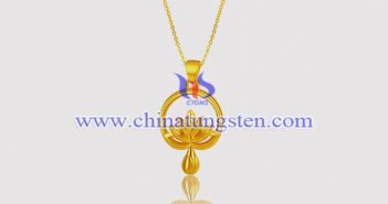 Gold Plated Tungsten Alloy Pendant gold plated tungsten alloy pendant picture