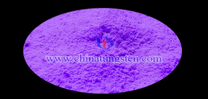 violet tungsten oxide powder applied for thermal insulation film image