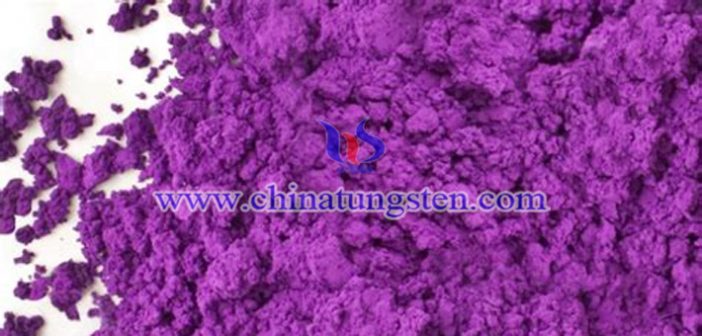 nano particle size violet tungsten oxide applied for nano-ceramic dispersion solution image