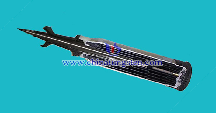 tungsten core shelling armor piercing projectile picture