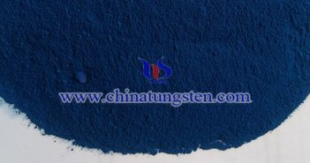 Cs doped tungsten oxide powder applied for nano-ceramic color master image