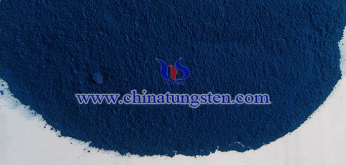 Cs doped tungsten oxide powder applied for nano-ceramic color master image