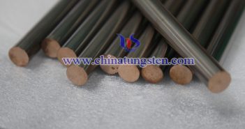 Tungsten Copper Rod Thermal Conductivity tungsten copper rod picture