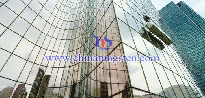Cs0.32WO3 particles applied for near infrared shielding material picture