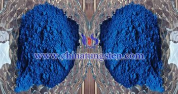 Cs0.33WO3 particles applied for nano-ceramic color master image