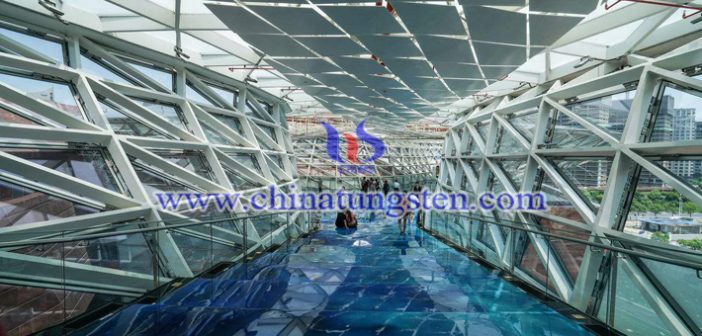 ammonium metatungstate nanoparticles applied for thermal insulating glass picture