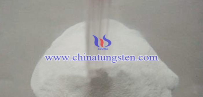 ammonium metatungstate powder applied for nano-ceramic color master image