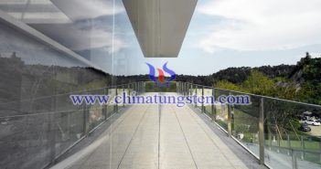 ammonium metatungstate powder applied for thermal insulating glass picture