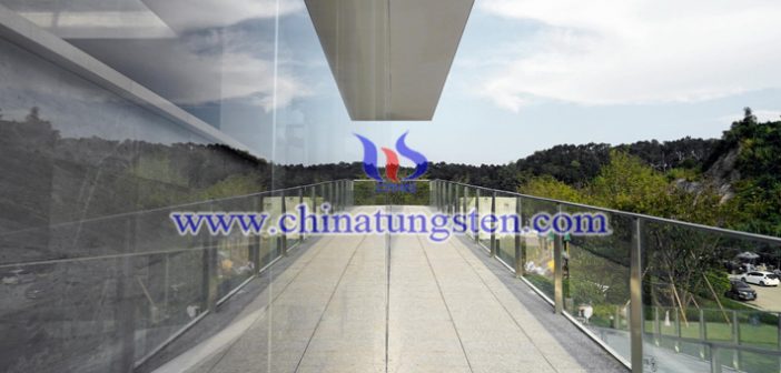 ammonium metatungstate powder applied for thermal insulating glass picture
