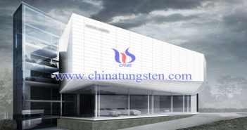 ammonium metatungstate powder applied for window heat insulation film picture