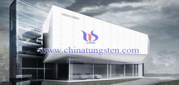 ammonium metatungstate powder applied for window heat insulation film picture