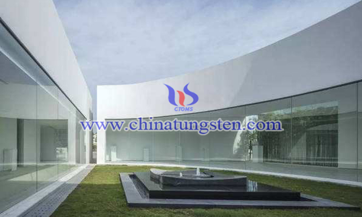 nano ammonium metatungstate applied for thermal insulating glass picture