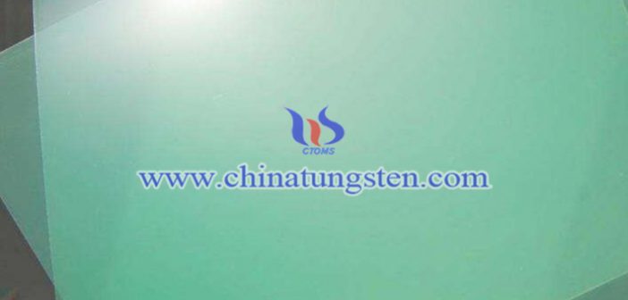 MoO3 doped tungsten oxide electrochromic film picture