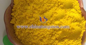 Ta doped tungsten oxide nanopowder applied for electrochromic film image