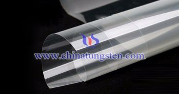 Ta doped tungsten trioxide nanoparticles applied for electrochromic film picture