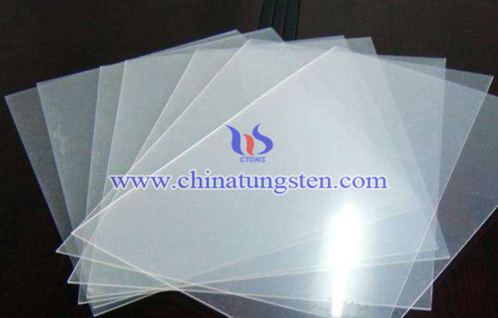 Ti-doped yellow tungsten oxide thin film picture