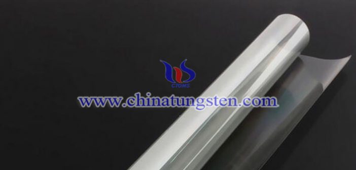 monoclinic phase tungsten trioxide nanosheet applied for electrochromic film picture