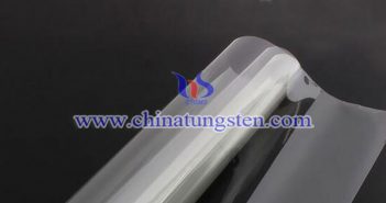 nano yellow tungsten oxide applied for electrochromic film picture