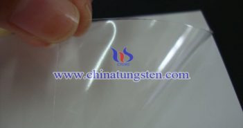 smart material: WO3 electrochromic film picture