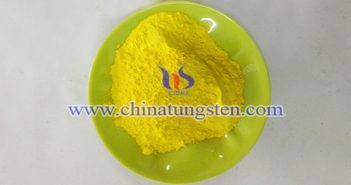 yellow tungsten oxide applied for car thermal insulation glass image