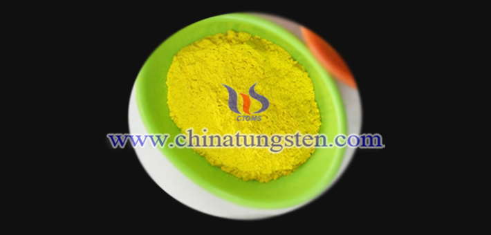 yellow tungsten oxide applied for photochromic material image