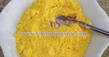 yellow tungsten oxide applied for smart heat insulation coating image