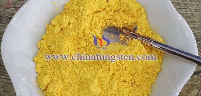 yellow tungsten oxide applied for smart heat insulation coating image