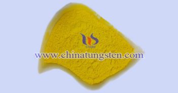 yellow tungsten oxide applied for smart heat insulation window glass image