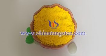 yellow tungsten oxide applied for smart window image