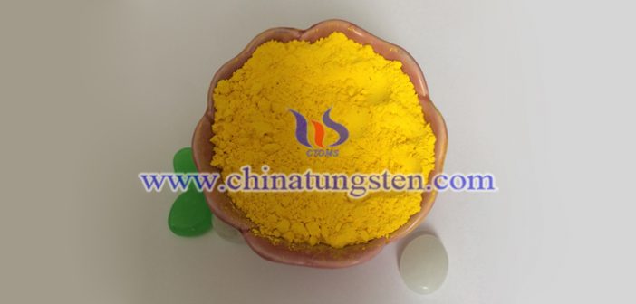 yellow tungsten oxide applied for smart window image