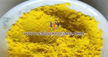 yellow tungsten oxide electrochromic film image