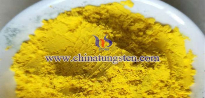yellow tungsten oxide electrochromic film image