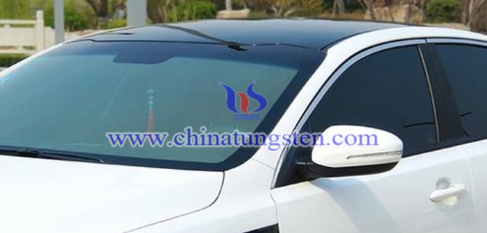 yellow tungsten oxide nanopowder applied for car thermal insulation glass picture