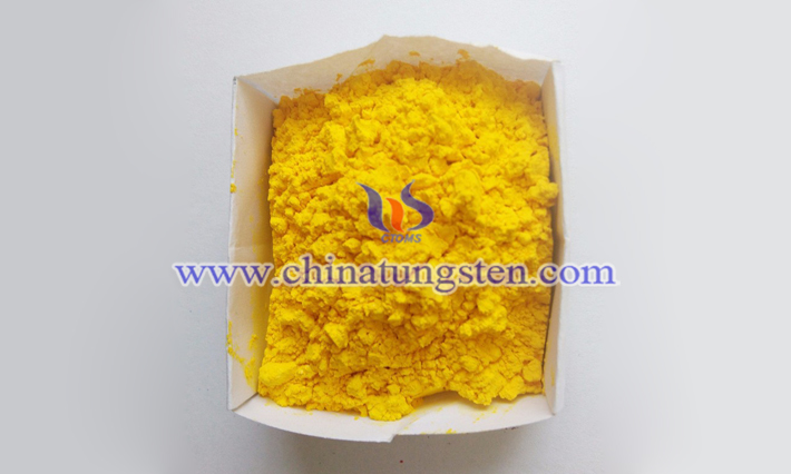 yellow tungsten oxide nanopowder applied for smart heat insulation coating image