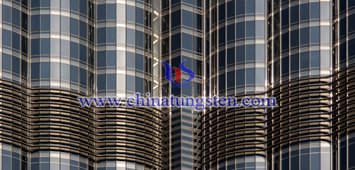 WO3 applied for energy efficient glass picture