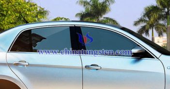 WO3 applied for heat insulating window glass picture