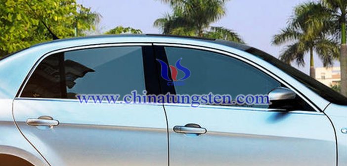 WO3 applied for heat insulating window glass picture
