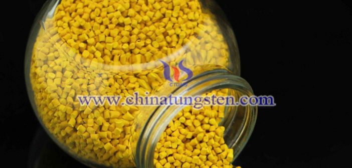 WO3 applied for nano-ceramic color master picture