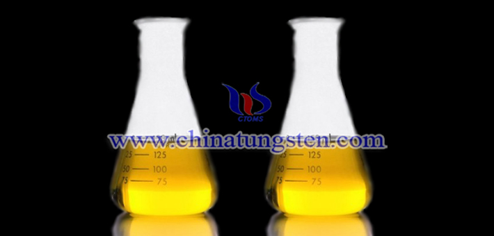 WO3 applied for nano-ceramic dispersion solution picture