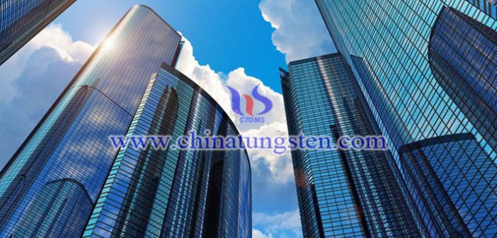 WO3 nanopowder applied for building glass thermal insulation coating picture