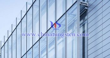 nano WO3 applied for building glass energy saving coating picture