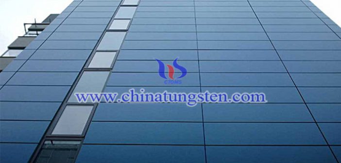 nano tungsten oxide applied for building glass energy saving coating picture